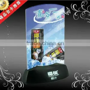 Led Light Sign Card Holder for Bar thumbnail-1