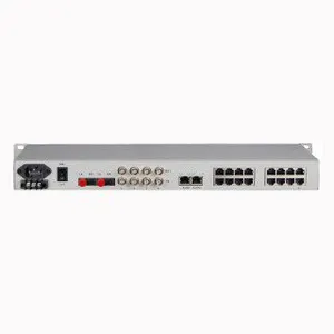 Fiber-1Voice+4E1+4FE+4RS232 Multiplexer thumbnail-1
