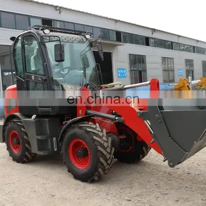 ZL08 4X4 Wheel Drive CE NEW Design 0.8ton Front Wheel Loader 908/joystick/quick Hitch Front Wheel Loader thumbnail-2
