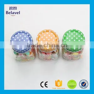 54mm Glass Jar Lid White Dot Colorful Metal Screw Cap for Mason Jar Quality Choice thumbnail-1