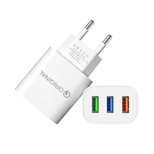 2022 New Product Multi Charger EU/US Plug Quick Charge 3USB Charger for Mobile Phone thumbnail-4