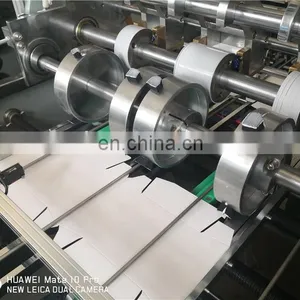 HBM1000 Automatic 3D 3-dimensional 4 Corner French Fried Chips Hamburger Burger Paper Box Making Machine thumbnail-3