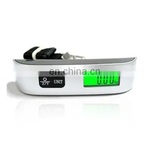 LCD Display Electronic Travel Hanging 50kg Weighting Portable Digital Luggage Scale thumbnail-2