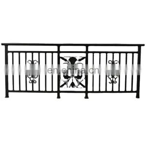 High Quality Hot Design Square Tube Decorative Zinc Steel Balustrade Zinc Steel Railing for Balcony and Terrace Railing thumbnail-1