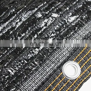 Hdpe Woven Black Shade Mesh Shade Netting for Greenhouse Agricultural Farm Windbreak Shade Cloth thumbnail-2