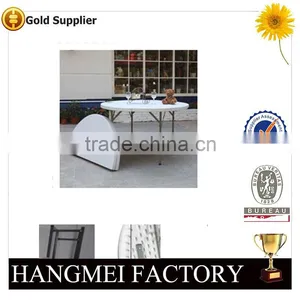 Wholesale Cheapest HDPE Outdoor Plastic Folding Table thumbnail-2