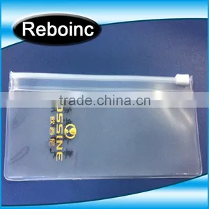 Logo Printed Slider Zipper Clear Pvc Bag for Package Vinyl Transparent Pvc Bag Cosmetic Packing Quality Choice thumbnail-6