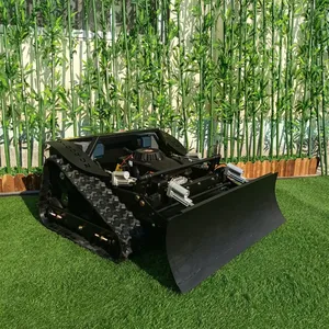 Brushless Motor Remote Mowing Tank (VTLM600) Remotely Controlled Four Wheel Drive Weed Reaper China Manufacturer, Factory Direct Sales Wireless Lawn Mower Trimmer thumbnail-5