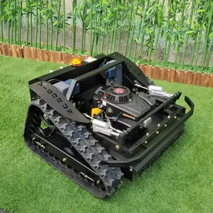 Remote Control Mower for Slopes, China Remote Controlled Lawn Mower Price, Remote Brush Mower for Sale thumbnail-1