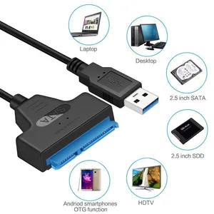 SATA to USB 3.0 Converter Cable for 2.5 Inch Hard Drive, Easy Drive Line, Read Cable, Transfer Cable thumbnail-1