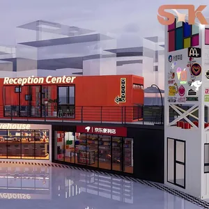 SXKON Milk Tea Shop Creative Container Mobile House thumbnail-4