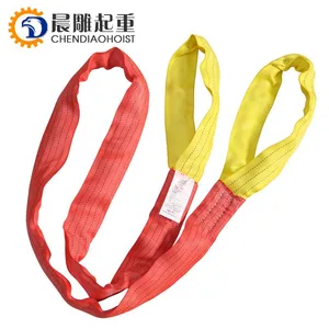 Double Eyes Round Sling, Soft Sling Lifting Belt thumbnail-1
