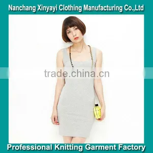 Beige White Creamy White Ladies Plain Cotton Spandex Vest thumbnail-1