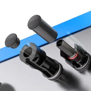 Solar Silicon Rubber Dust Caps Male and Female for DC Cable Connector Universal MC Type thumbnail-3