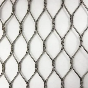 High-Strength 7x7 Stainless Steel Rope Netting for Climbing Structures thumbnail-1