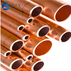99.99% Copper Tube 15mm Polished Straight Copper Pipe for Water Bending Cutting Welding Services Competitive Price thumbnail-2
