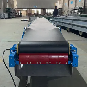 Heavy Duty Carbon Steel Frame Troughed Conveyor Custom Length thumbnail-2