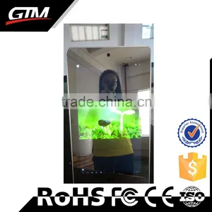 32 " Lcd Video Magic Mirror Display Advertising Motion Sensor Network Wifi Advertising Video Player Android Magci Mirror Display thumbnail-1