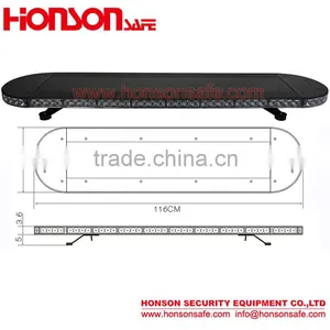 Full Aluminum Profile Ultrathin Police Car Emergency LED Warning Light Bar HS-4143 thumbnail-2