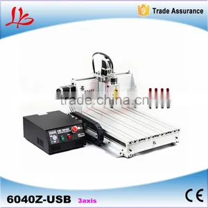 CNC Engraving Machine 6040 USB 3axis With 1.5KW Water Cooling Spindle thumbnail-1