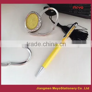 Colorful Touch Ball Pen Set, Folding Women's Bag Decorative Hanger Set,2015 Fancy Promotion Gift Set thumbnail-2