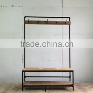 Industrial Vintaged Furniture Rustic Solid Wood Furniture thumbnail-1