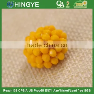 New Arrival Fancy Hand-made Beaded Button 15773 thumbnail-2
