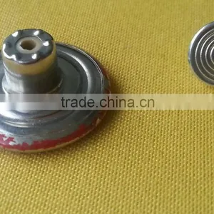 20MM Metal Jeans Tack Button in Silver NF With Red Color Tumbled -- J1545 thumbnail-4