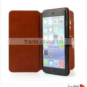 Women Style Wallet Leather Case With Mirror And Card Slots For Iphone 6 thumbnail-2