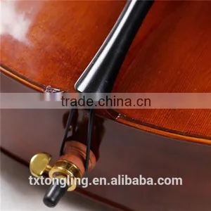 High Quality Handmde Varnish Maple Cello Natural Flamed Antique Cello TL013 thumbnail-3
