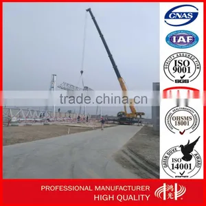 HDG Electric SubstationTubular Steel Structures for Transformer Substation thumbnail-1
