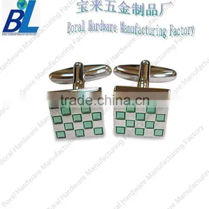 Unique Brass Custom Enamel Cufflinks for Gentlemen thumbnail-3