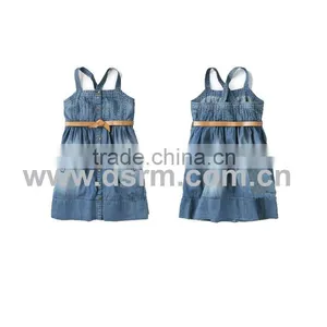 100%Cotton Denim Fashion Korean Children Clothing thumbnail-1