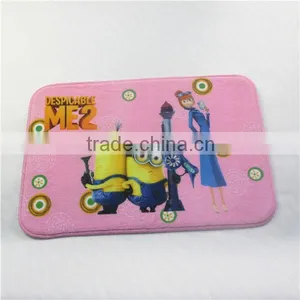 Short Fleece + 7mm Common Foam + Anti Slip Pvc Backing Can be Customize thumbnail-1