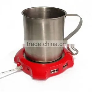 USB Cup Warmer Mug Heater With Usb Hub for Computer thumbnail-2