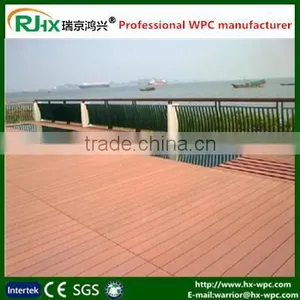 Plastic Outdoor Deck Flooring for Anti-slip Wpc Outdoor Swimming Pool Flooring thumbnail-2