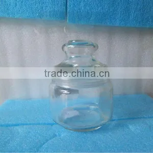 Chirstmas Glass Candle Holder With Glass Cap thumbnail-1