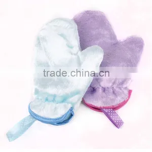 100% Polyester One Side Chenille and Another Side Microfiber Cloth Cleaning Glove thumbnail-3
