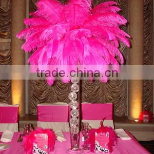 Wedding Decoration Hot Pink Color Ostrich Feathers thumbnail-3