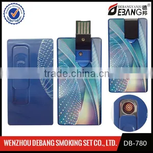Heat Transfer Noctilucence USB Rechargeable Electronic Lighter thumbnail-1