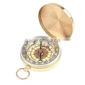 Classic Pocket Watch Style Bronzing Antique Camping Compass thumbnail-1