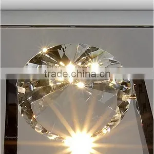 Luxury With Stainless Steel+ Crystal Ceiling Light for Hotel thumbnail-4