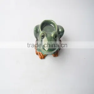 Home Decoration Ceramic Tealight Candle Holder With Frog Shape thumbnail-3