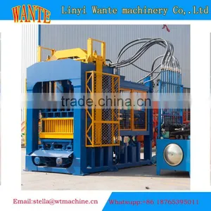 QT6-15 Automatic Bricks Manufacturing Machine Concrete Hollow Blocks Molds With Design thumbnail-1