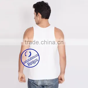 Plain Gym Custom Mens Stringer Tank Top in Bulk thumbnail-3