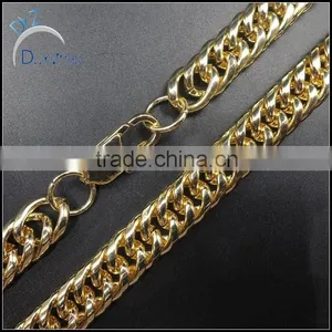 High Quality Men's Latest Hip Hop Gold Cuban Chains Necklace thumbnail-1