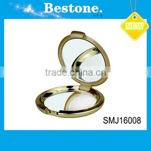Factory Directly Round Personalized Folding Pocket Mirror thumbnail-1