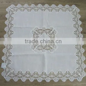 Table Cloth With Lace thumbnail-1