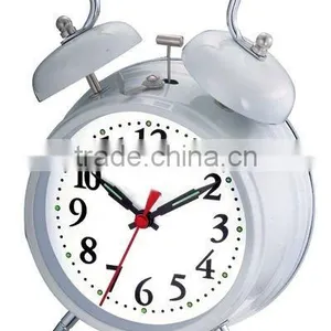 4.5 Metal Case Mechanical Alarm Clock Mechanism, Retro Design Clock, Desktop Clock thumbnail-3