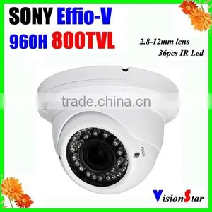 Sony Effio Outdoor IR Leds CCD Camera 2.8-12mm Sony Effio-V 800TVL CCTV Camera Varifocal Lens Wireless Outdoor Security Camera thumbnail-1